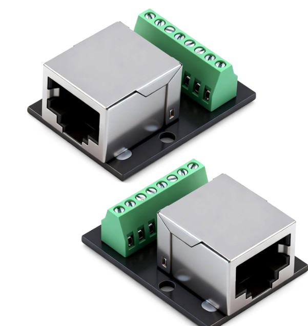 RJ45 Female to Screw Terminal Breakout